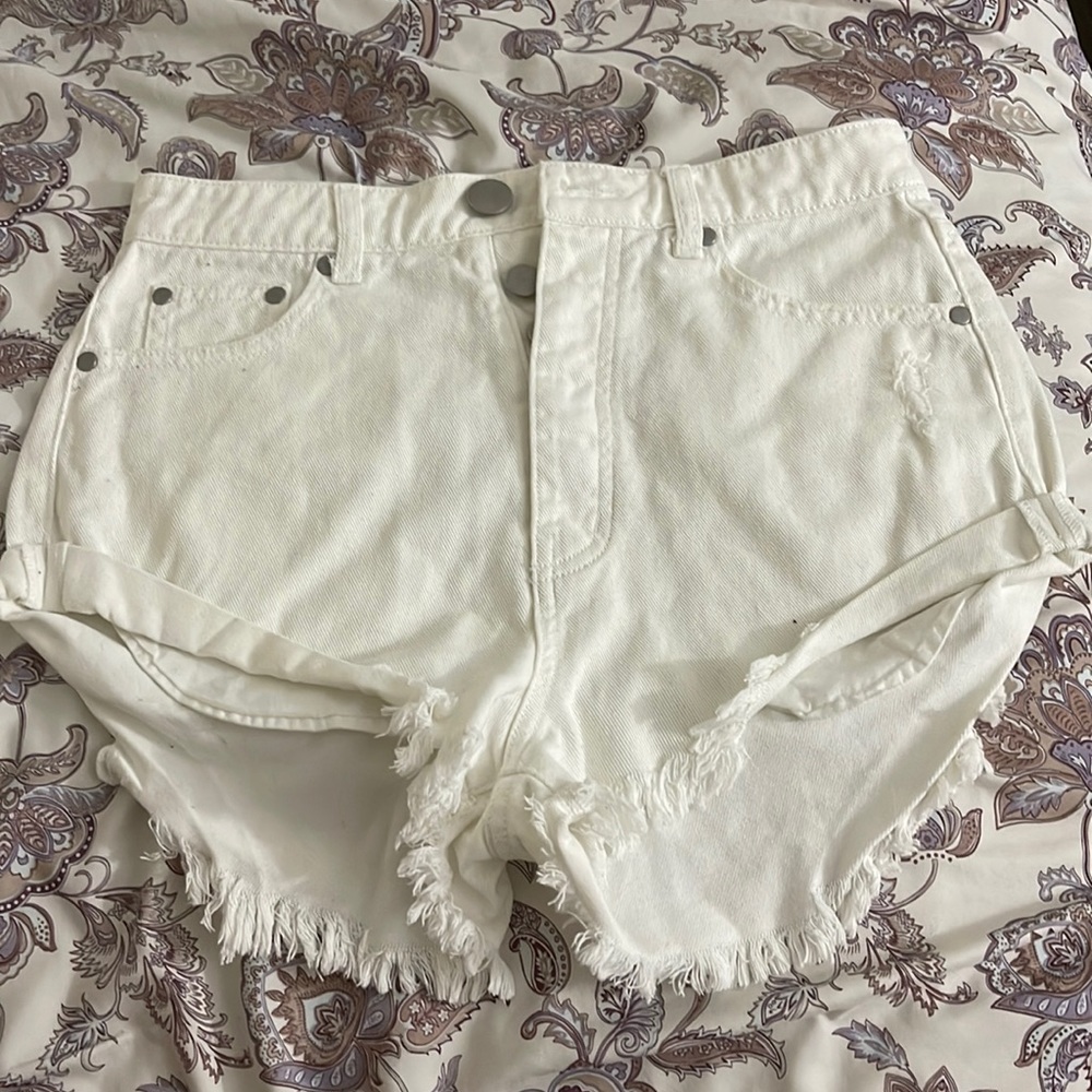 White shorts